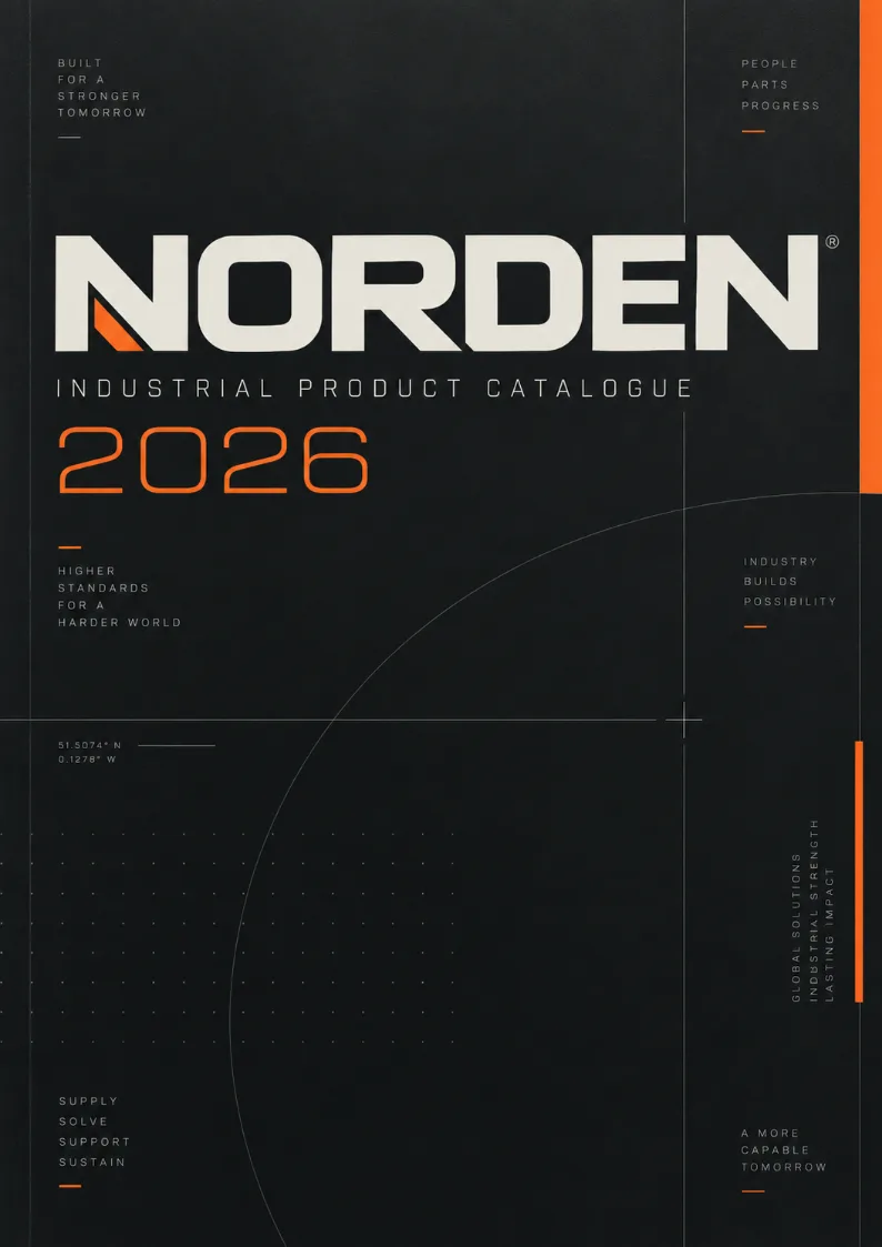 Industrial Components Catalog Template — cover page