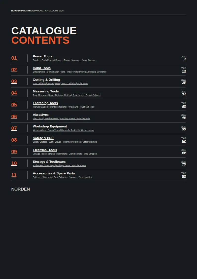 Industrial Components Catalog Template — page 3