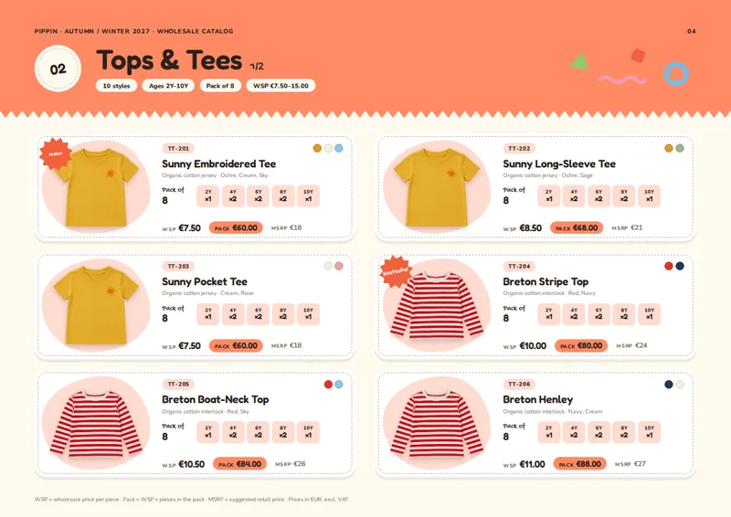 Kidswear Wholesale Catalog Template — page 4