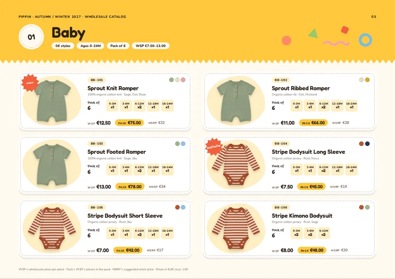 Kidswear Wholesale Catalog Template — page 3