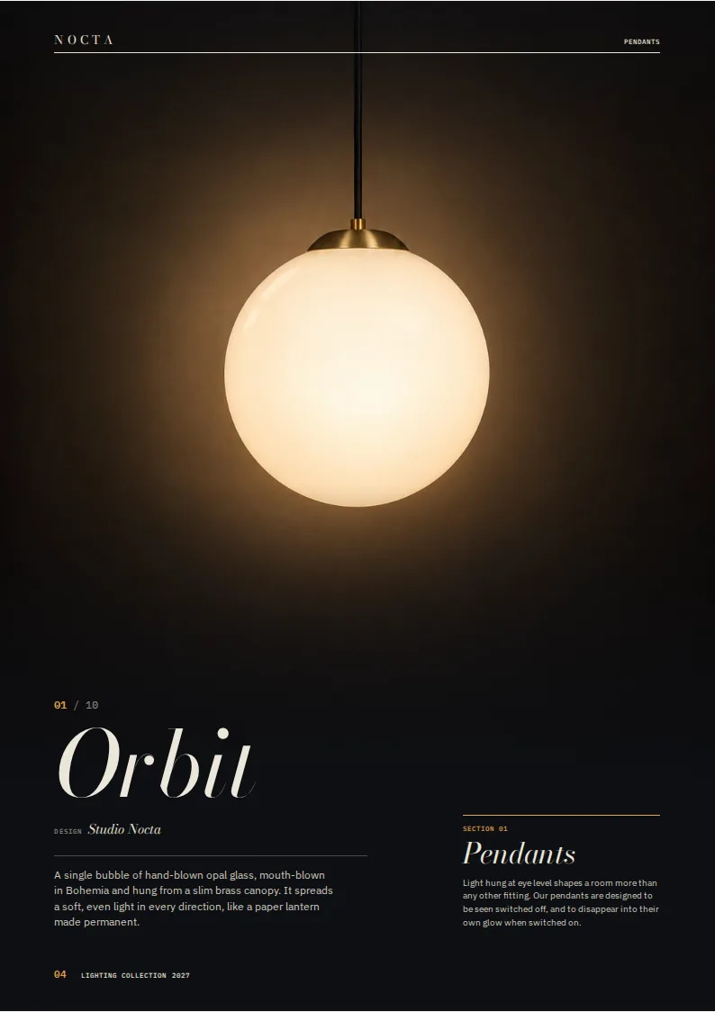 Lighting Catalog Template — page 4