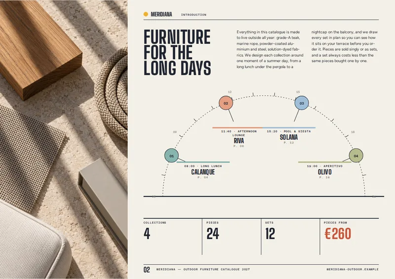 Outdoor Furniture Catalog Template — page 2
